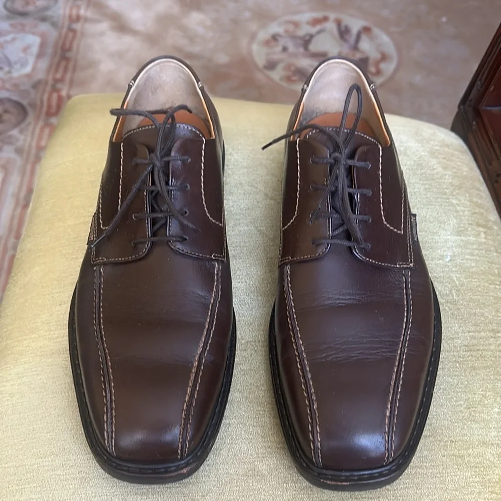 Mephisto Goodyear Welt Shoes Men's Size 10 Brown Casual Derby Oxford
